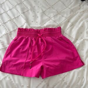 Vanilla Star High Waist Pink Shorts